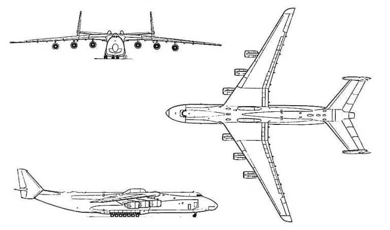 ANTONOV An-225 Mriya A225 3D view