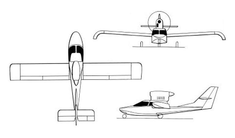 AEROPRACT A-25 Breeze A25 3D view