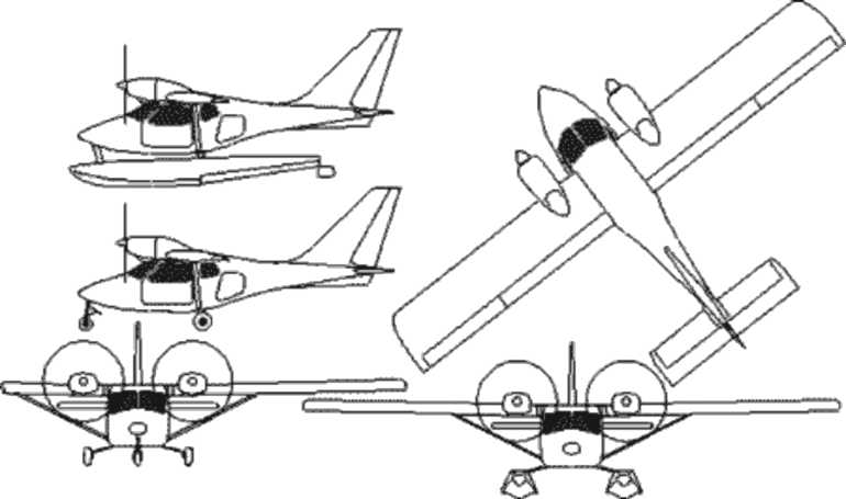 AEROPRACT A-37 AA37 3D view