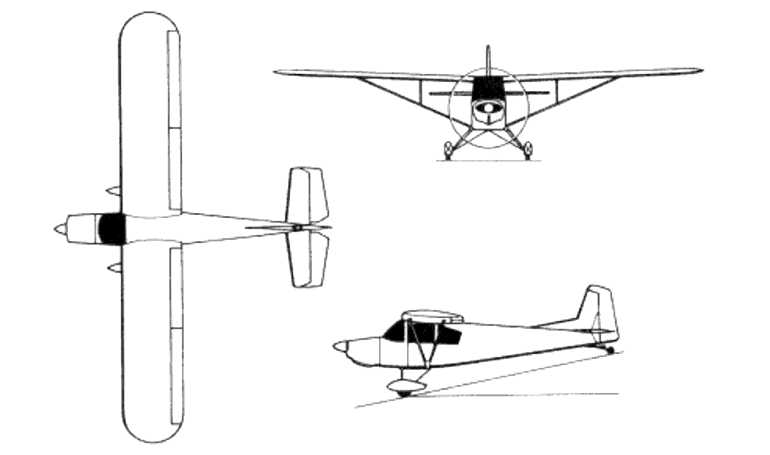 AERO BOERO AB-115 AB11 3D view