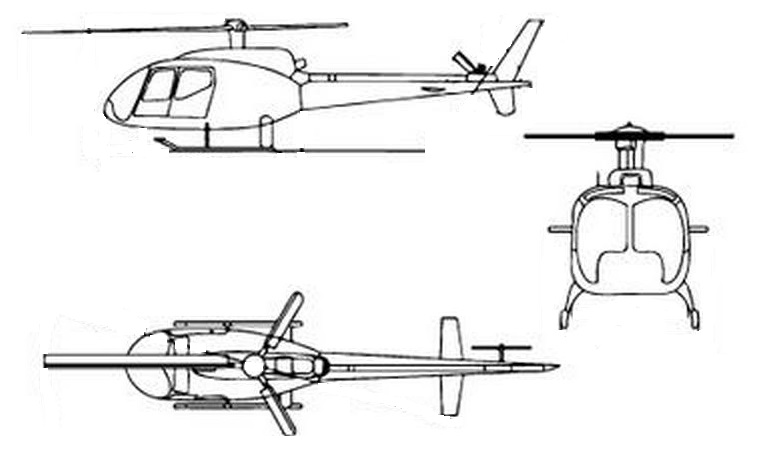 AVICOPTER AC-311 AC31 3D view