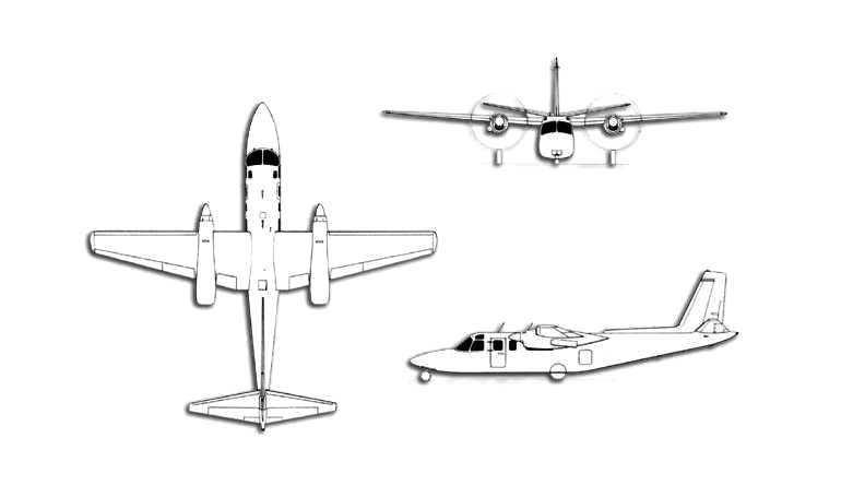 GULFSTREAM AEROSPACE 690 Jetprop Commander 840 GULFSTREAM AEROSPACE 690 Jetprop Commander 900 GULFSTREAM AMERICAN 690 Jetprop Commander 840 GULFSTREAM AMERICAN 690 Jetprop Commander 900 NORTH AMERICAN ROCKWELL 690 Turbo Commander 690 ROCKWELL 690 Jetprop Commander 840 ROCKWELL 690 Turbo Commander 690 AC90 3D view