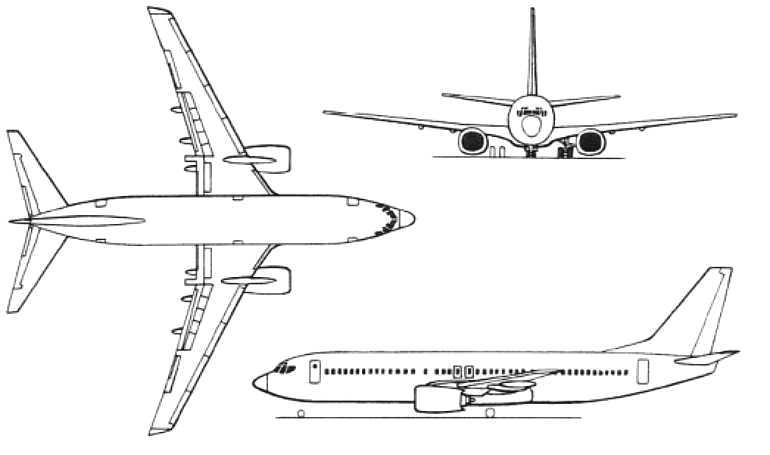 BOEING 737-700 BOEING 737-700 BBJ BOEING C-40 BOEING C-40 Clipper B737 3D view