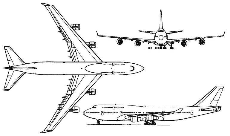 BOEING 747-400 B744 3D view