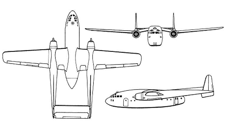 FAIRCHILD (1) C-119 Flying Boxcar FAIRCHILD (1) F-78 Flying Boxcar FAIRCHILD (1) R4Q Flying Boxcar C119 3D view