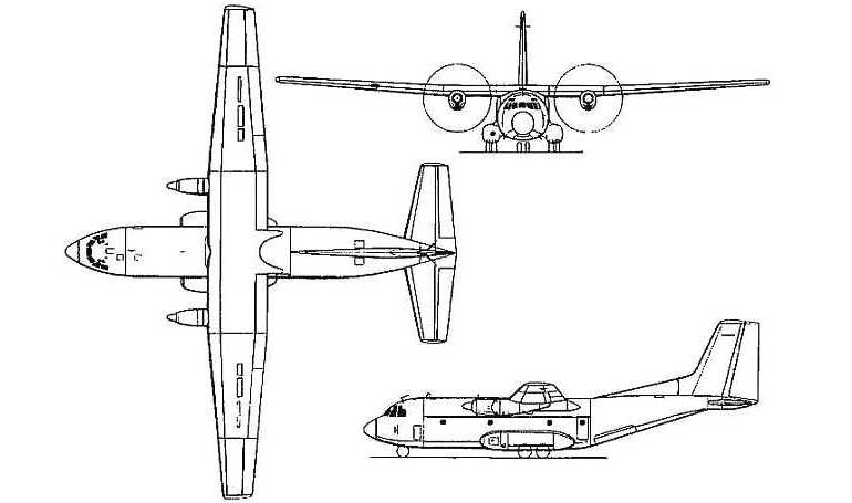 TRANSALL C-160 C160 3D view