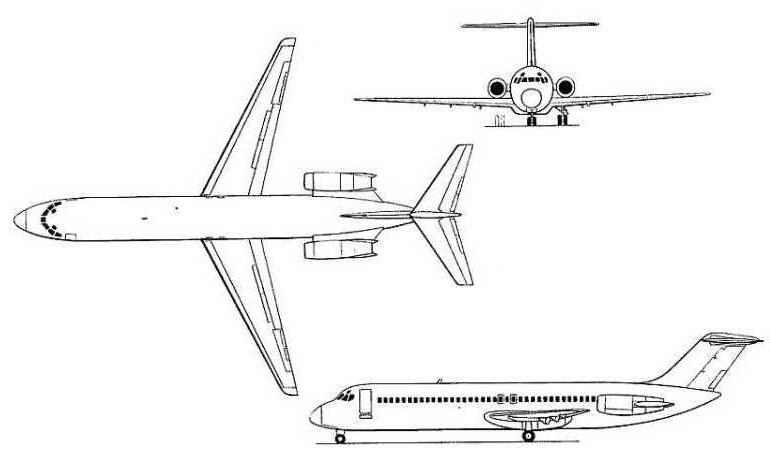 DOUGLAS DC-9-20 MCDONNELL DOUGLAS DC-9-20 DC92 3D view