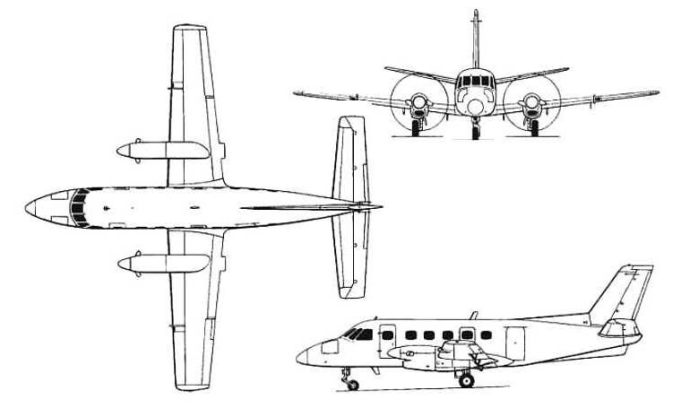 EMBRAER C-95 Bandeirante EMBRAER EC-95 Bandeirante EMBRAER EMB-110 Bandeirante EMBRAER EMB-111 Bandeirulha EMBRAER P-95 Bandeirulha EMBRAER R-95 Bandeirante EMBRAER SC-95 Bandeirante E110 3D view