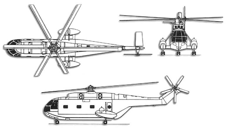 AEROSPATIALE SA-321 Super Frelon CHANGHE Z-8 SUD SA-321 Super Frelon FREL 3D view