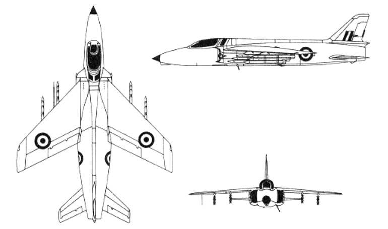 FOLLAND Fo-144 Gnat HAWKER SIDDELEY Gnat GNAT 3D view
