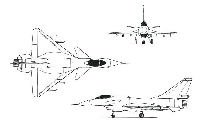 CHENGDU F-10 CHENGDU J-10 J10 3D view
