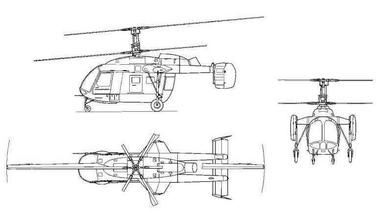ICA Ka-126 KAMOV Ka-126 K126 3D view