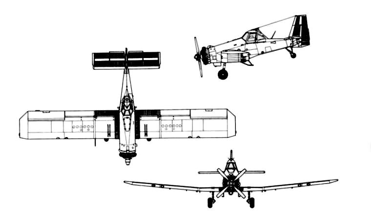 PZL-MIELEC M-21 Dromader Mini M21 3D view