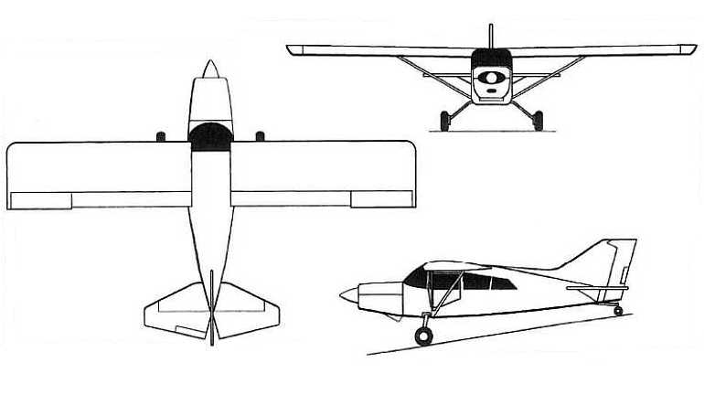 MAULE M-9 M9 3D view