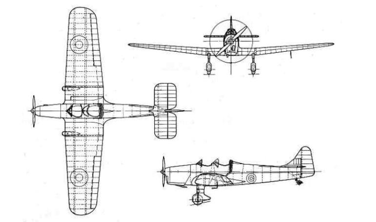 MILES M-14 Magister PHILLIPS & POWIS M-14 Magister MAGI 3D view