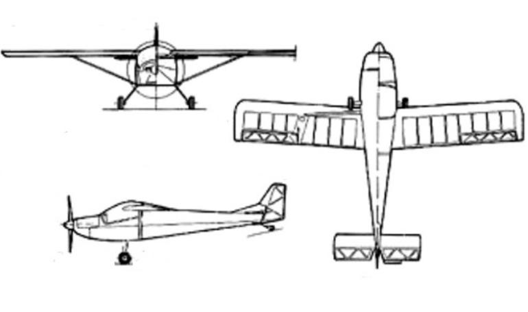 POTTIER P-130 Bleu Citron P130 3D view