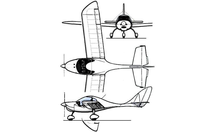 GRYF P-27 Skyster P27 3D view