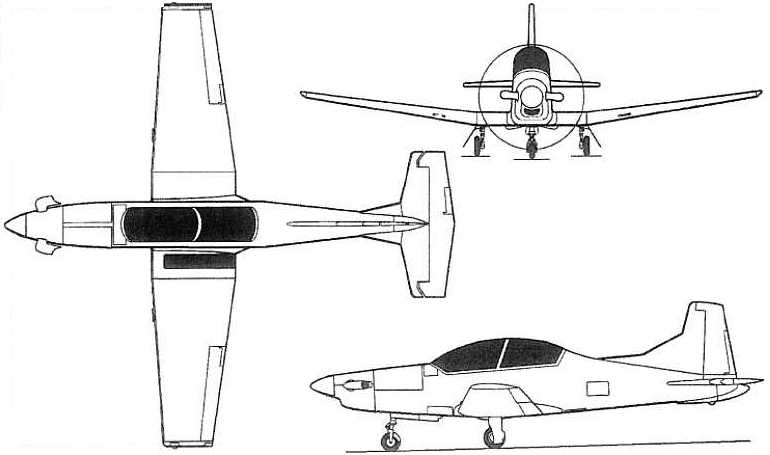 HAWKER DE HAVILLAND PC-9 PILATUS PC-9 PILATUS PC-9 Hudournik PC9 3D view