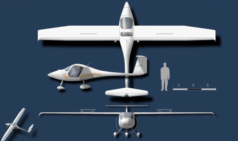 PIPISTREL Surveyor PIPISTREL Virus (piston) PIVI 3D view