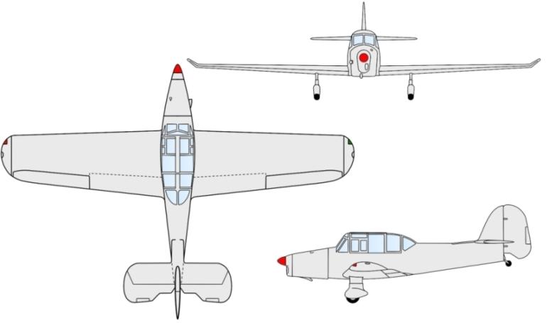 PERCIVAL P-40 Prentice PREN 3D view