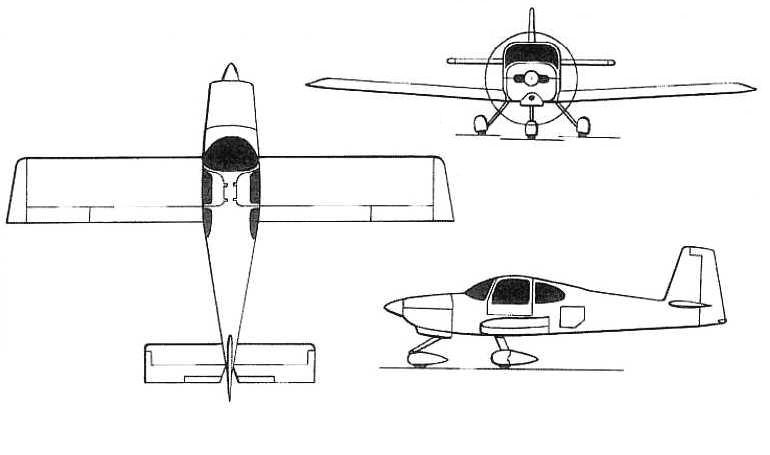 VAN'S RV-10 RV10 3D view