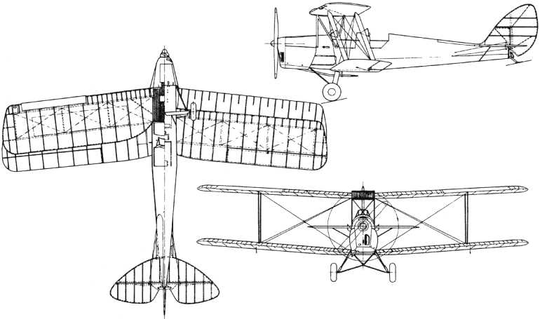 RAGWING RW-22 Tiger Moth RW22 3D view