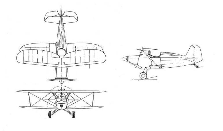 STOLP SA-300 Starduster Too SA30 3D view