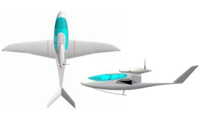 SEAFLIGHT Shearwater SHEA 3D view