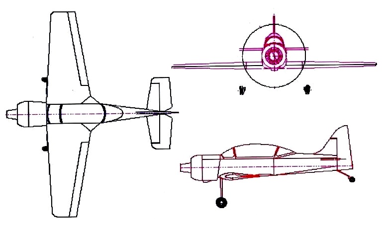 TECHNOAVIA SP-91 Slava SP91 3D view