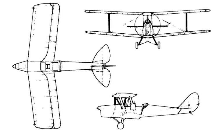 FISHER R-80 Tiger Moth FISHER RS-80 Tiger Moth TMOT 3D view